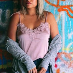 Lavender Lace Cami